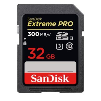 Extreme Pro SD ,300 MB/s,C10,UHS-II,U3