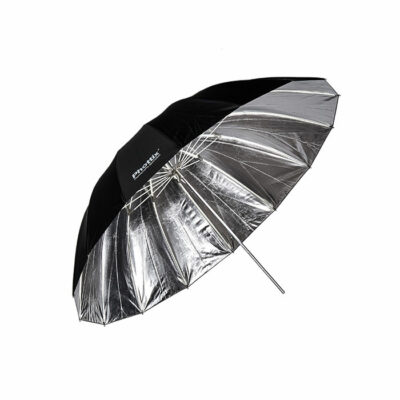 Phottix Para-Pro Reflective Umbrella, Silver/ Black