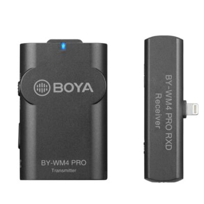 BOYA BY-WM4 PRO-K3 2.4G Wireless Microphone System For iOS devices