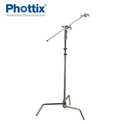Phottix PRO Boom Stand (Stainless Steel) (H/380cm/150″)