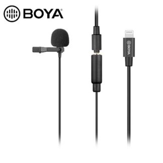 Boya BY-M2 Clip-on Lavalier Microphone for iOS device