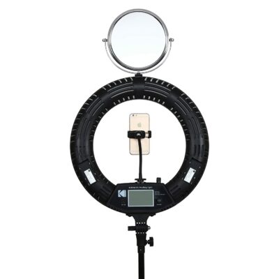 KODAK R5 Pro 18″ Ring Light with LCD Display and Remote for Camera