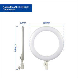 Phottix Nuada Ring40C LED Light (EU) + Light stand